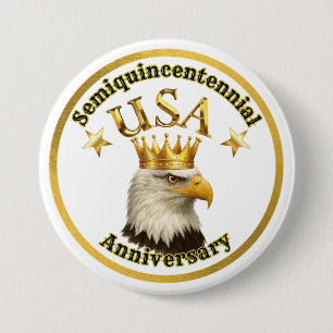 Kungsörn USA Semiquincentennial Jubileum Knapp