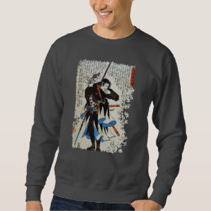 Kuniyoshi roninpussel Yato Yomoshichi Norikane Lång Ärmad Tröja
