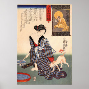 Kuniyoshi Utagawa, Kvinnor 21 , 1814 - Utagawa  Poster
