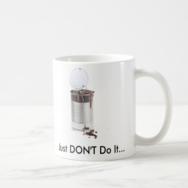 Kunna av maskar kaffemugg (Höger)