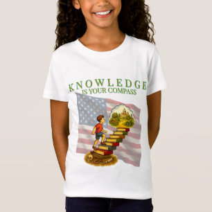 "Kunskap är din kompass - inspirerande T Shirt