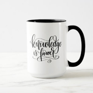 Kunskap är driver mugg