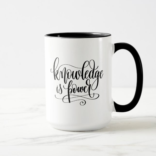 Kunskap är driver mugg (Höger)