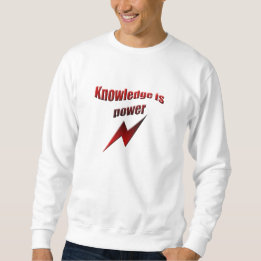 Kunskap är driver sweatshirt
