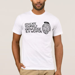 Kunskap är ett vapen tee shirt
