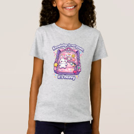 Kunskap är inte makt Det är tungt Sött Kawaii Bak T Shirt