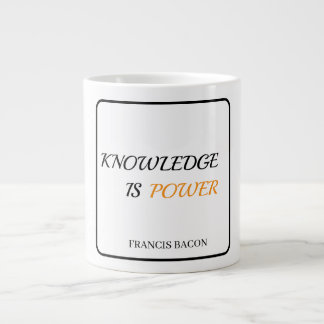 Kunskap är minimal Power Bacon Jumbo Mugg