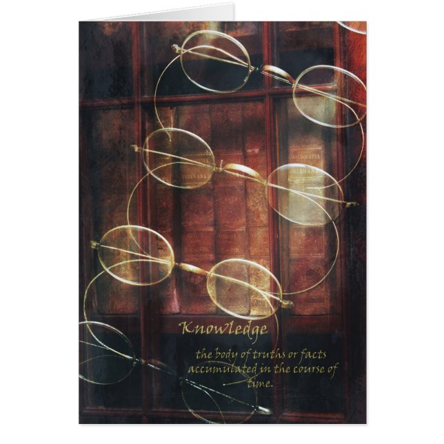 Kunskap Hälsningskort (Framsidan)