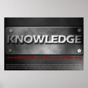 Kunskap Poster