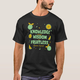 Kunskap utan visdom Guinean African Proverb Q T Shirt