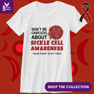 KUNSKAPEN OM SICKELCELLER BLIR INTE Oförsiktig sup T Shirt