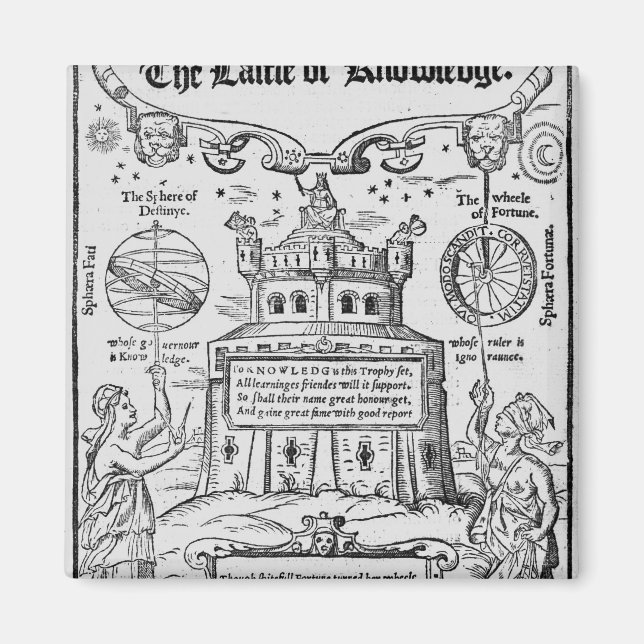 "Kunskapens slott" Magnet (Framsidan)