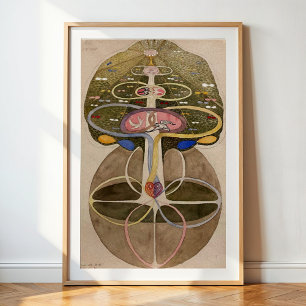 Kunskapens Träd No.1, Hilma af Klint Poster