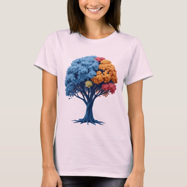 Kunskapens Träd  T Shirt (Framsida)