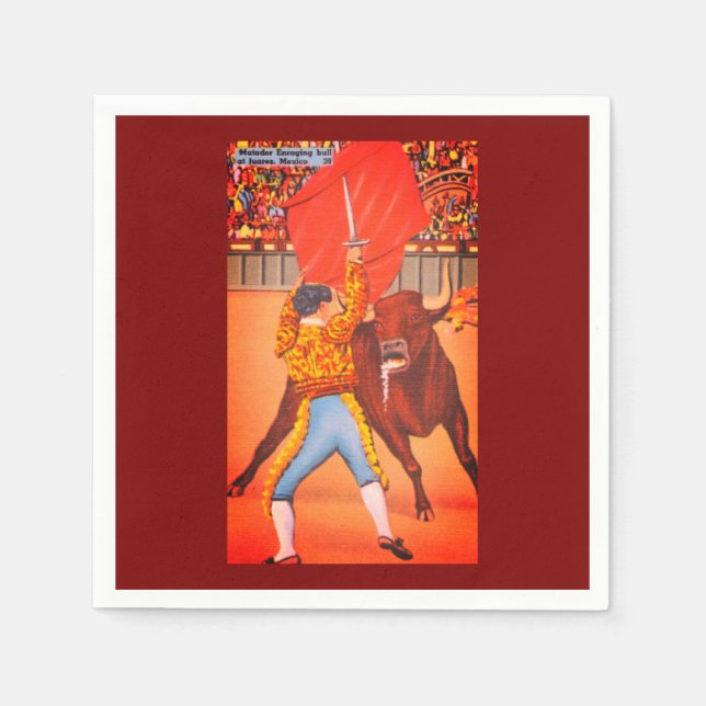 Kunskaper hos Matadors Cape vs. Raging Bull Pappersservett (Framsidan)