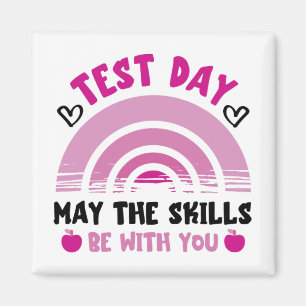 Kunskaperna är med dig testdagsstudier magnet