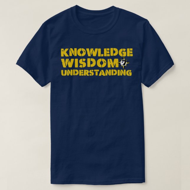 Kunskapskänsla och förståelse t shirt (Design framsida)
