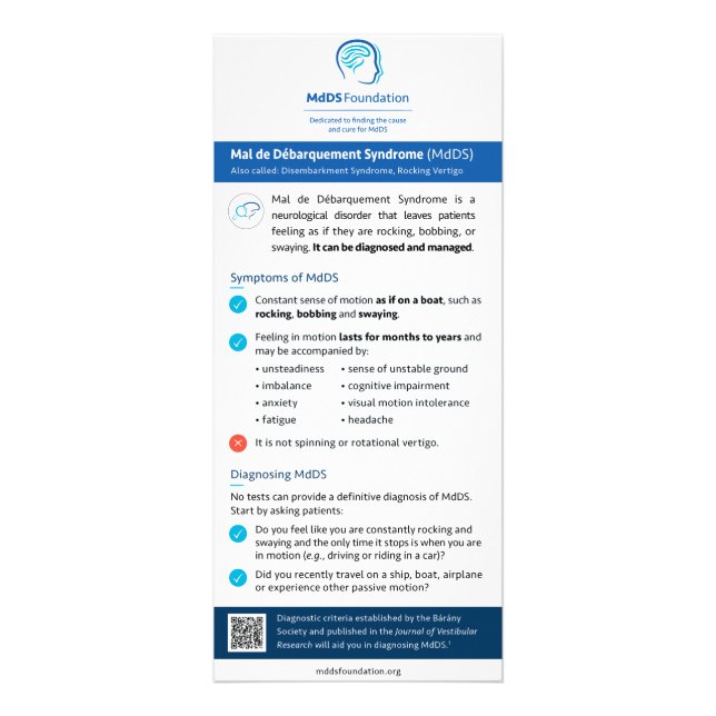 Kunskapskort, MdDS-info för läkare Reklamkort (Framsidan)