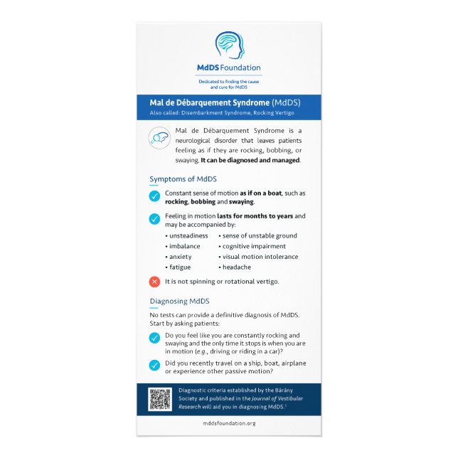 Kunskapskort, MdDS-info för läkare Reklamkort (Framsidan)