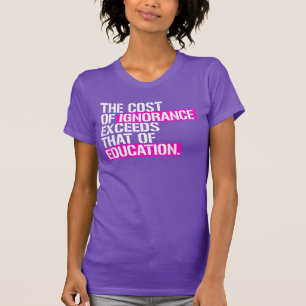 Kunskapskostnadens pris t shirt