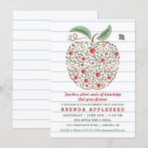 Kunskapslärarens äpple-Pension-kort