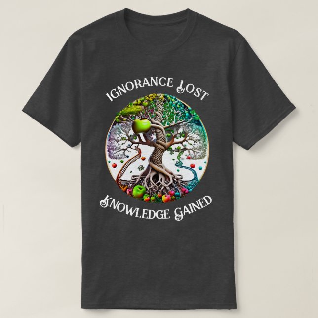 Kunskapsträd 01 t shirt (Design framsida)