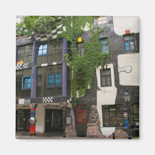Kunst Haus Wien-fotot i Wien Magnet (Framsidan)
