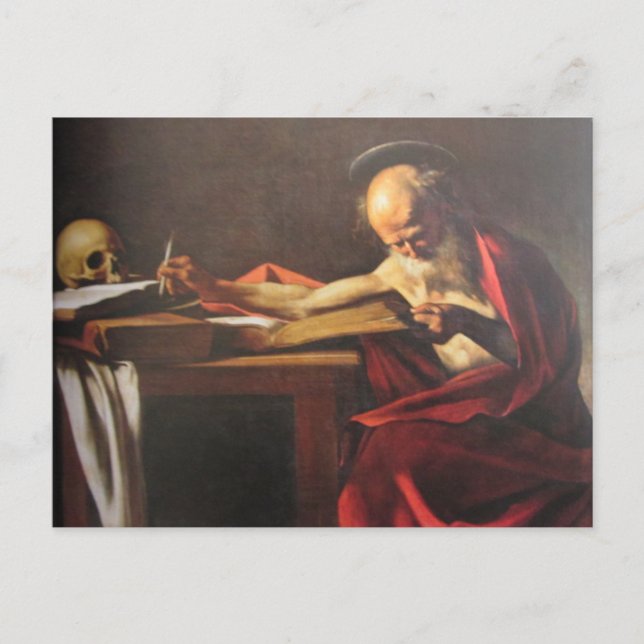 Kunst- Postkarte von Michaelangelo Caravaggio Vykort (Framsida)