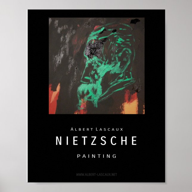 Kunstaffisch "NIETZSCHE" Poster (Framsidan)