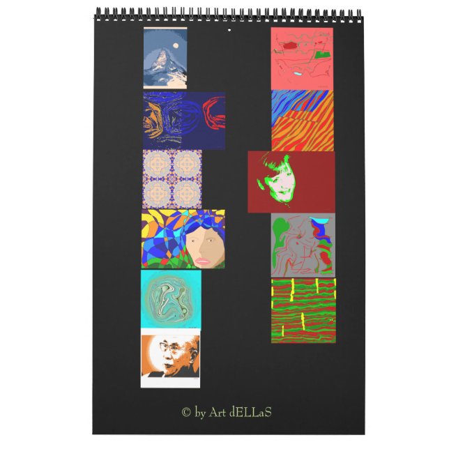 Kunstkalender Kalender (Baksida)