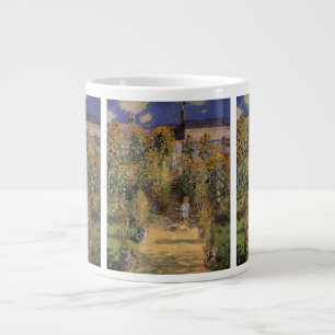 Kunstnärens trädgård i Vétheuil av Claude Monet Jumbo Mugg