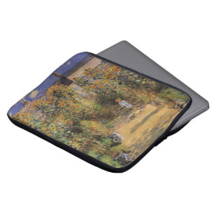 Kunstnärens trädgård i Vétheuil av Claude Monet Laptop Fodral