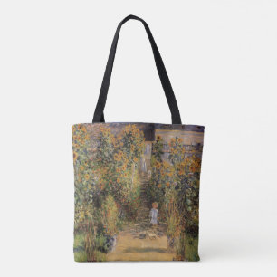 Kunstnärens trädgård i Vétheuil av Claude Monet Tygkasse