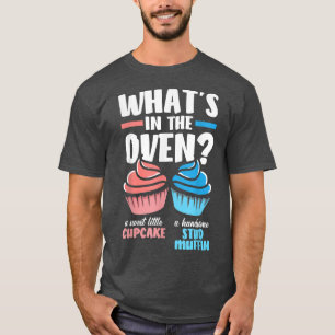 Kupaka eller muffin Baby Shower Gender Reveal Part T Shirt