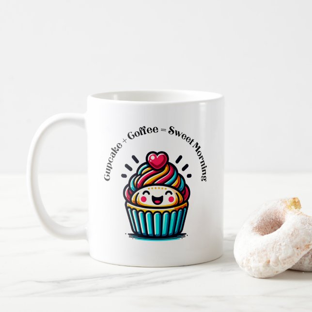 Kupaka + Kaffe = Söt morgon Kaffemugg (Med munk)