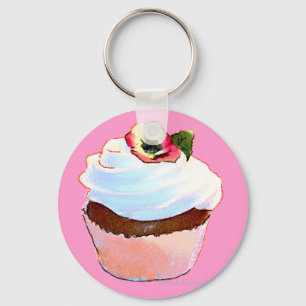 Kupaka med Pansy Art Design Nyckelring