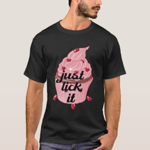 Kupaka med Rosa frost och små röda öron T Shirt