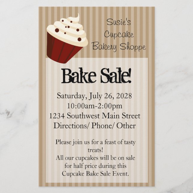 Kupaka med Soft Mocha Rand Flygblad (Framsidan)