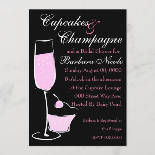 Kupaka och Champage Inbjudningar