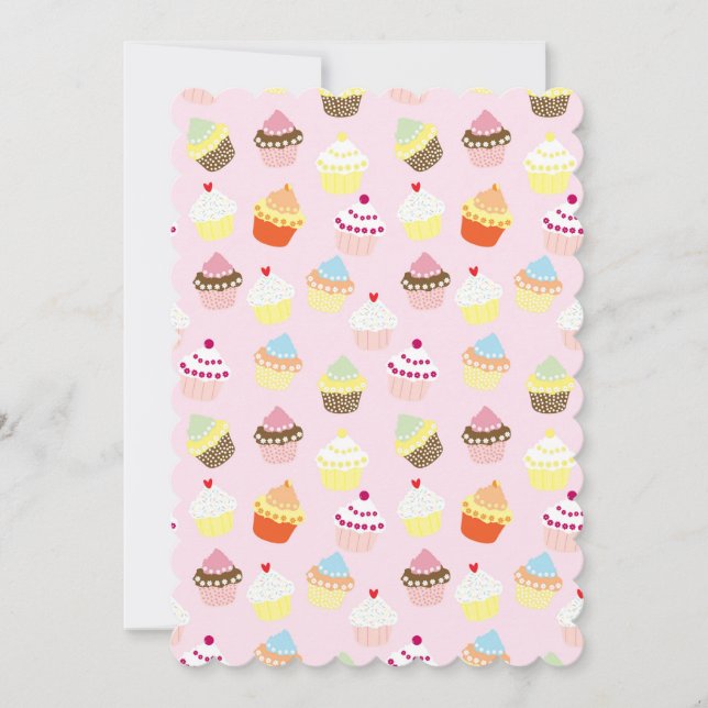 Kupaka Party Flat Greeting Card Inbjudningar (Framsida)