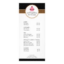 Kupakakor av typen Whimsique-bakverk Reklamkort