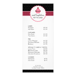 Kupakakor för Rosa av konditorivaror Reklamkort