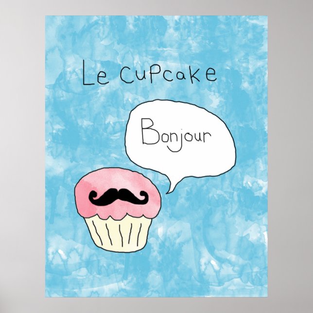 Kupakaktemat poster - "Le Cupkaka" (Framsidan)