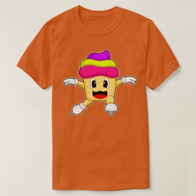 Kupakor Ice-skridskor T Shirt (Design framsida)