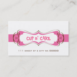 Kupakor, kummel, bakverk, Affärskort Visitkort