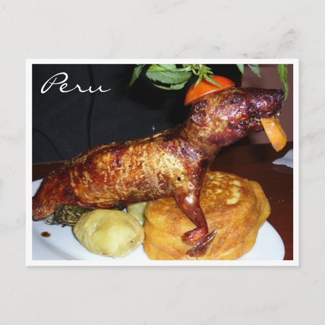 kuperad peru vykort (Framsida)