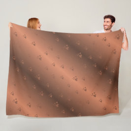 kupfer, brun, jultoma, hjärtan, julafton, glansig fleecefilt