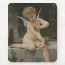 Kupid med fjäril (av Bouguereau)