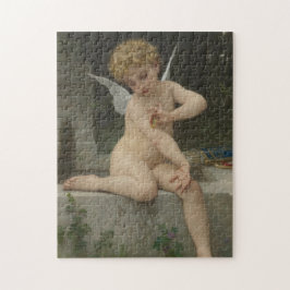 Kupid med fjäril (av Bouguereau) Pussel