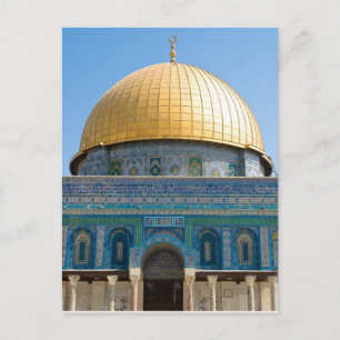 Kupol av stenen Jerusalem Vykort